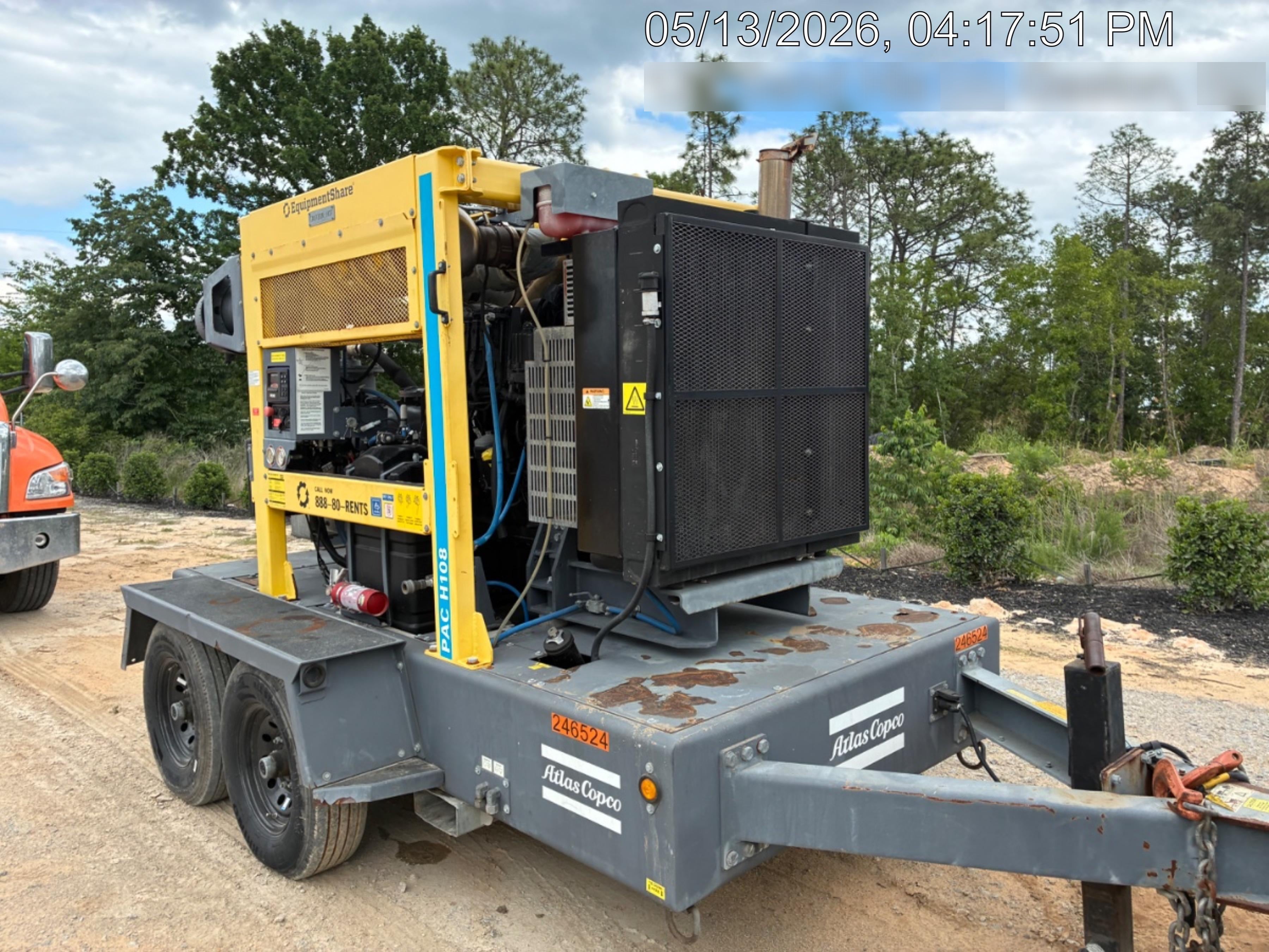 2022 ATLAS COPCO PAC H108 JD