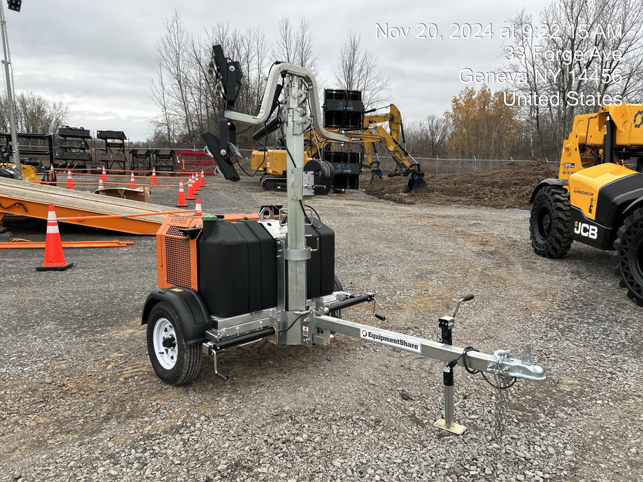 2024 Wanco WLTT-4MM4K Diesel, Deep Sea Controller, Shore Power Plug, Auto Start, (4) 350W LED Floodlights, 4kW Generator, 60 Gal Fuel Tank, 2" Ball, T3