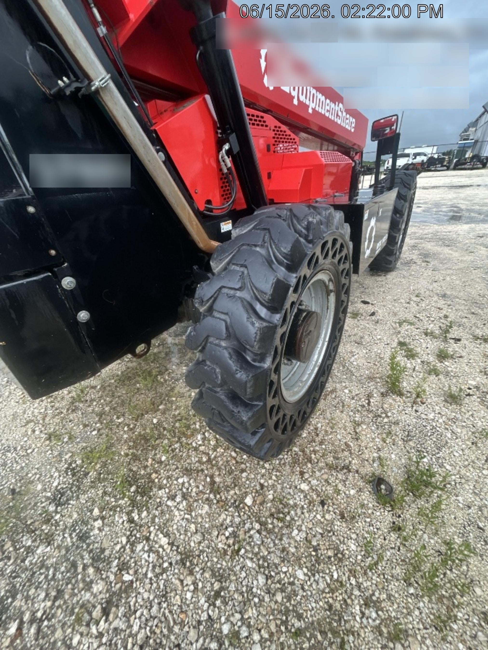 2019 Manitou MTA10055 Cab/Heat/Air, 120 HP, Solid Tires, Work Lights, Lift Hook, Auxiliary Hydraulics 66" Carriage and 60" Forks