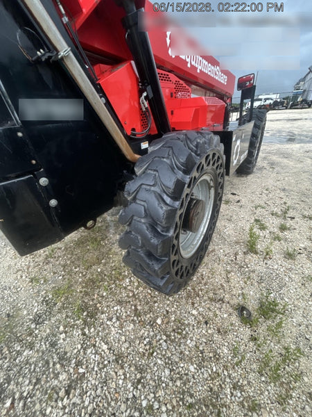 2019 Manitou MTA10055 Cab/Heat/Air, 120 HP, Solid Tires, Work Lights, Lift Hook, Auxiliary Hydraulics 66" Carriage and 60" Forks
