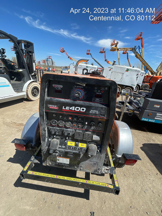 2022 Lincoln Electric LE400 Kubota V1505, Trlr, Cable Rack, Light Kit, ES Decals, T3