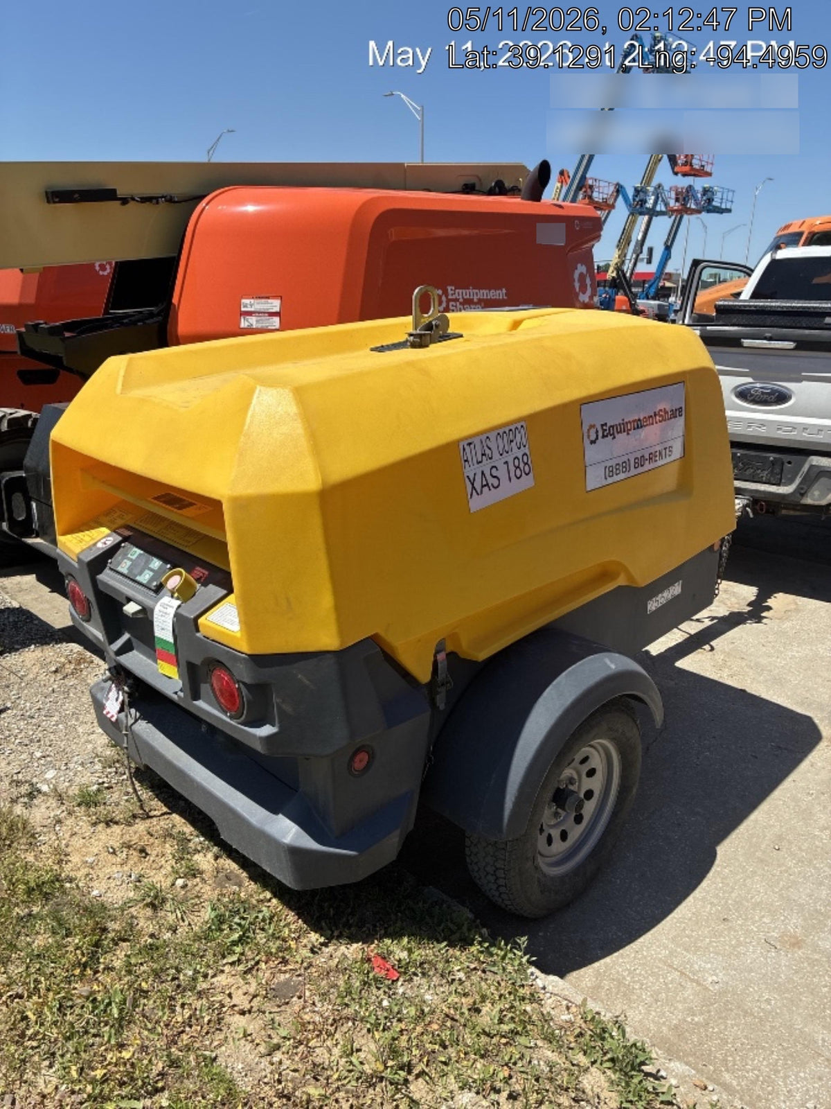 2022 ATLAS COPCO XAS188 CWK