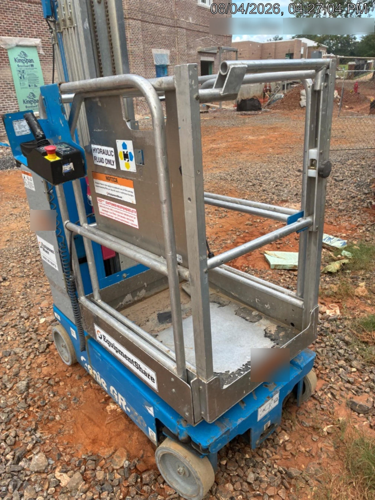 2019 GENIE GR-20