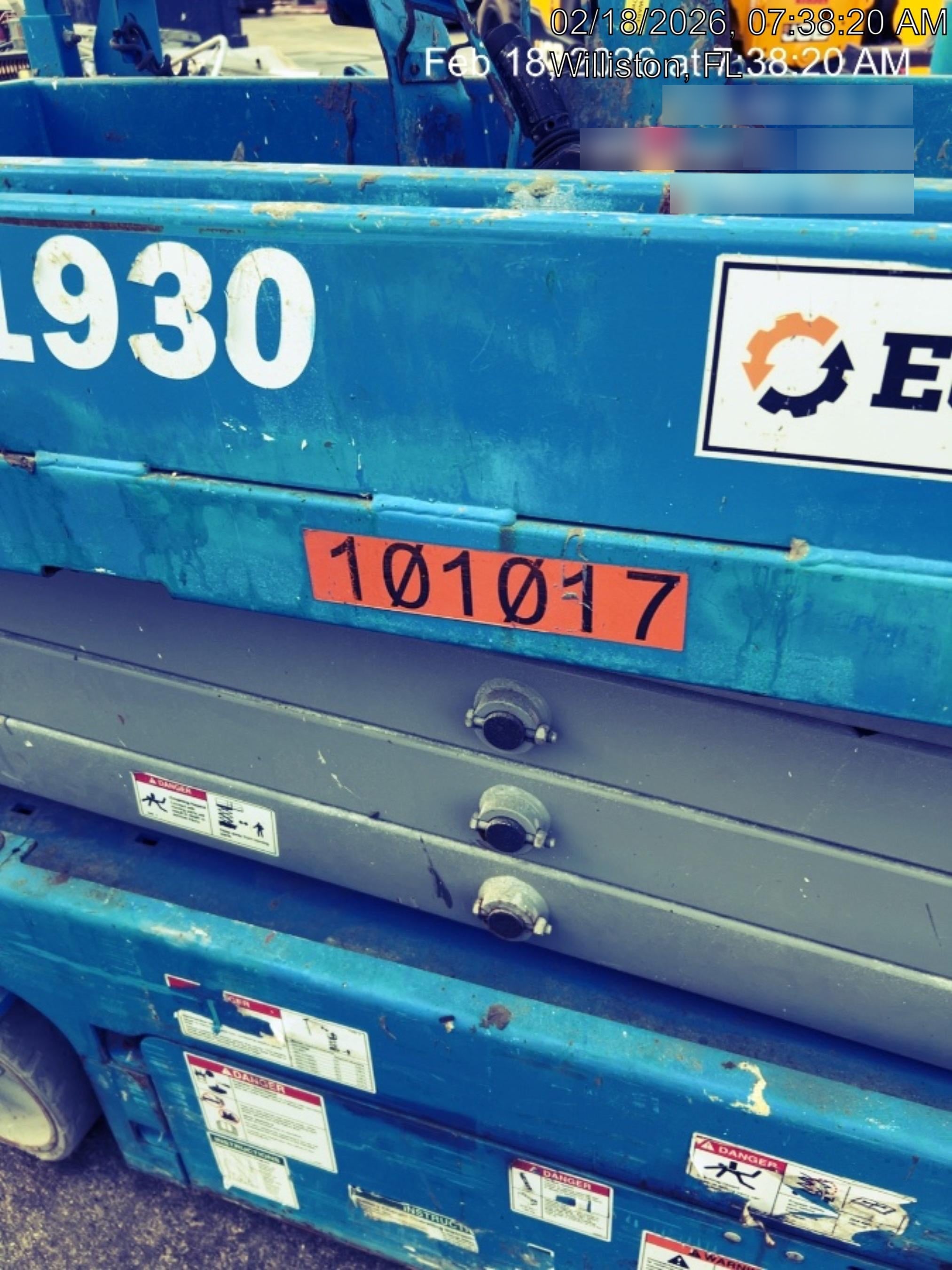 2020 Genie GS-1930 Fixed rails with chain entry gate - Pre A92.20