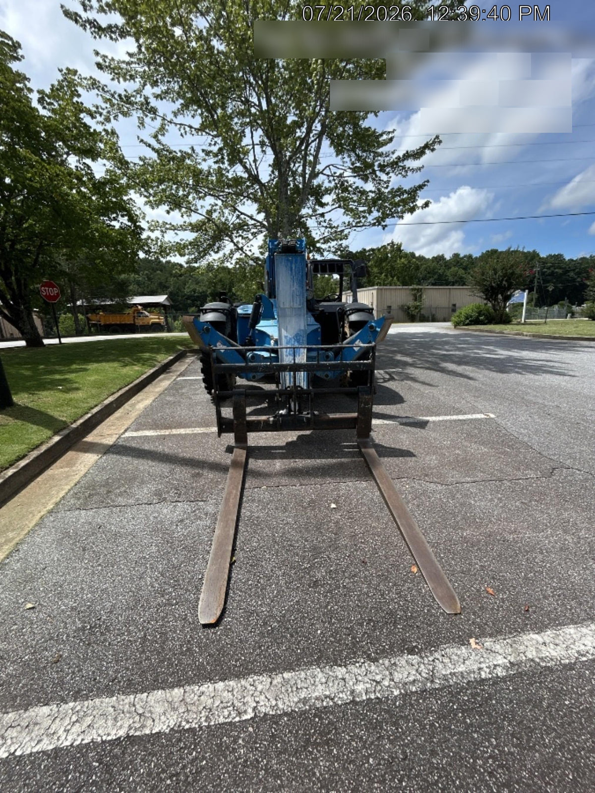 2019 Genie GTH-1056 Canopy, Solid RT Tires, LED Work Lights, Beacon 60" QA Carriage, 60" Forks