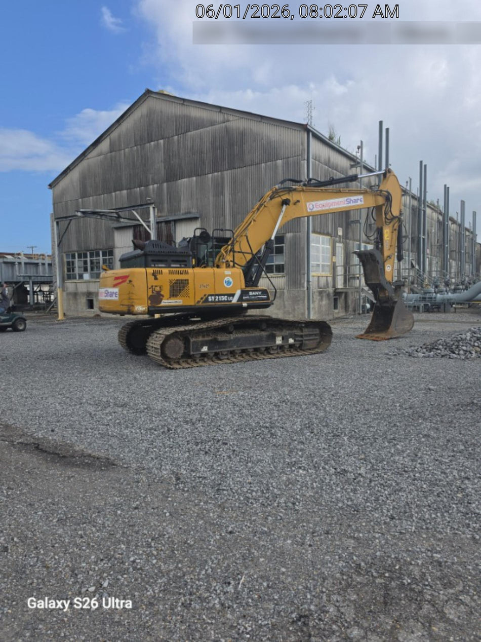 Sany SY215 SY215 Tier 4 - Cab, Hydraulic QC,  Buckets: 36" , 48" Main Pin Hydraulic Thumb