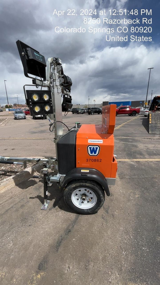 2023 Wanco WLTT-4MM4K Diesel, Deep Sea Controller, Shore Power Plug, Auto Start, (4) 350W LED Floodlights, 4kW Generator, 60 Gal Fuel Tank, 2" Ball, T3