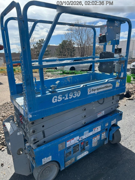 2020 Genie GS-1930 Fixed rails with chain entry gate - Pre A92.20