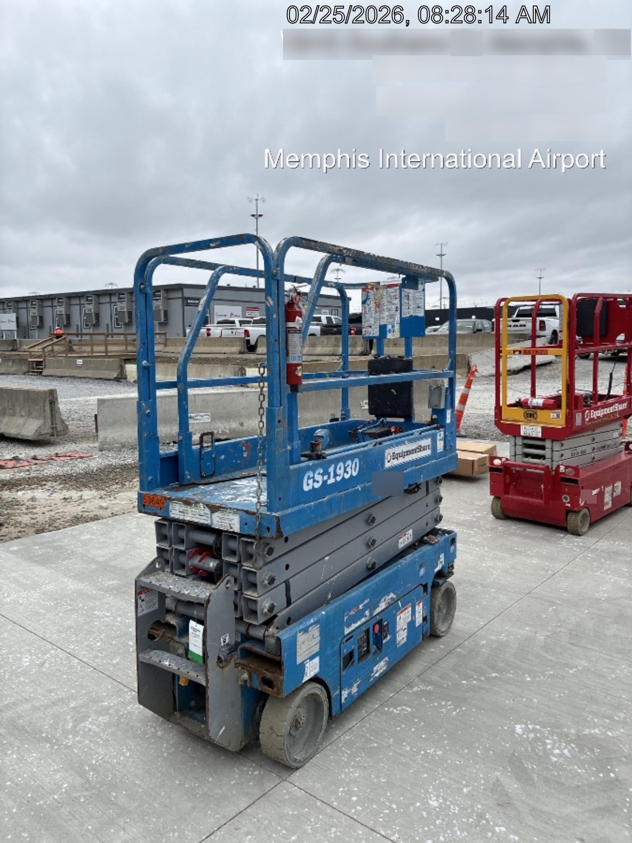 2019 Genie GS-1930 Fixed Rails with Chain Entry