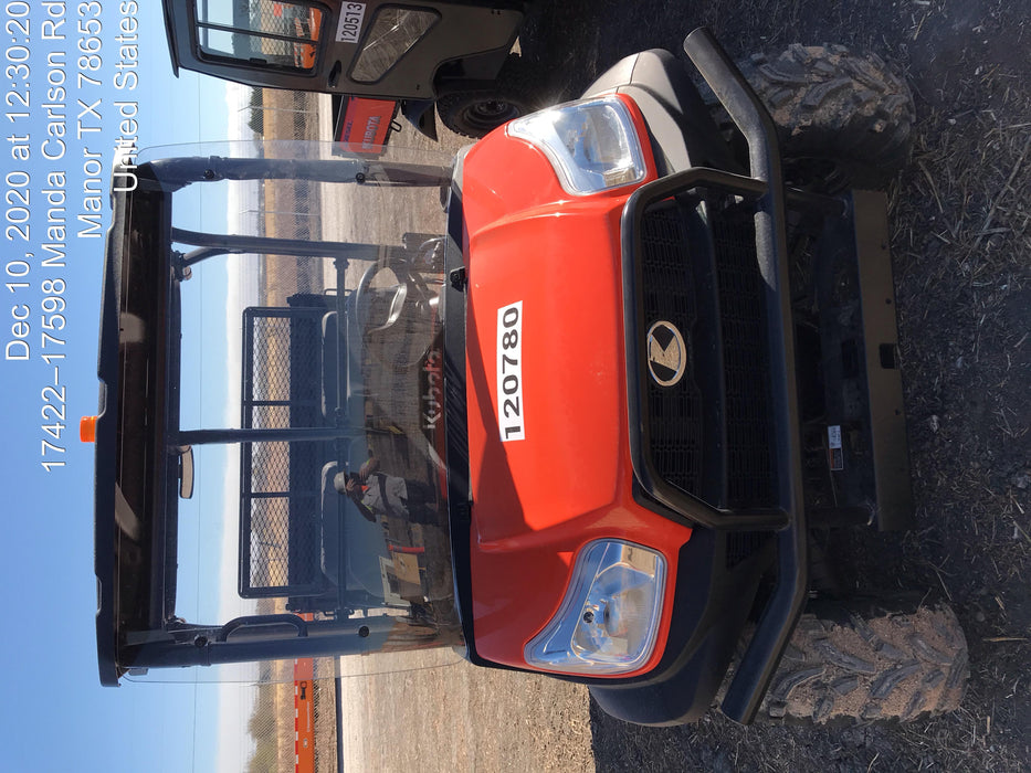 2020 Kubota RTV-X1140WL-A 4WD, LED Strobe, Windshield Acrylic Clear, Plastic Canopy, Wire Harness Kit, Backup Alarm, Bed Liner