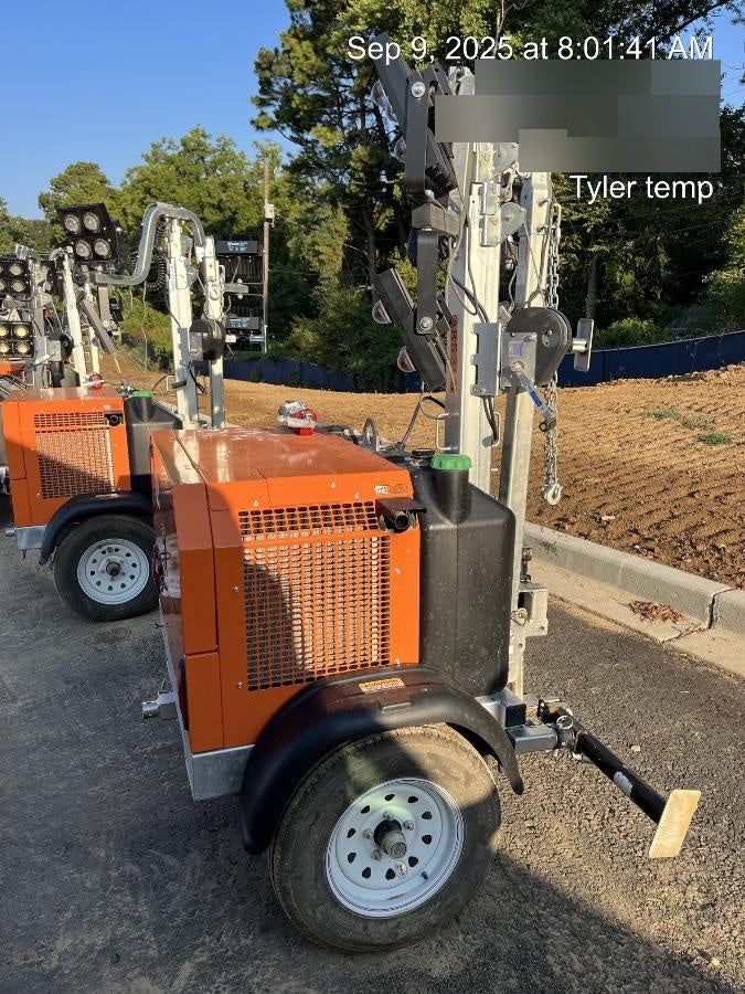 2025 Wanco WLTT-4MM4K Diesel, Mitsubishi L2E, 9.0HP @1800 rpm, Deep Sea Controller, Shore Power Plug, Auto Start, (4) 350W LED Floodlights, 4kW Generator, 60 Gal Fuel Tank, 2" Ball, T3
