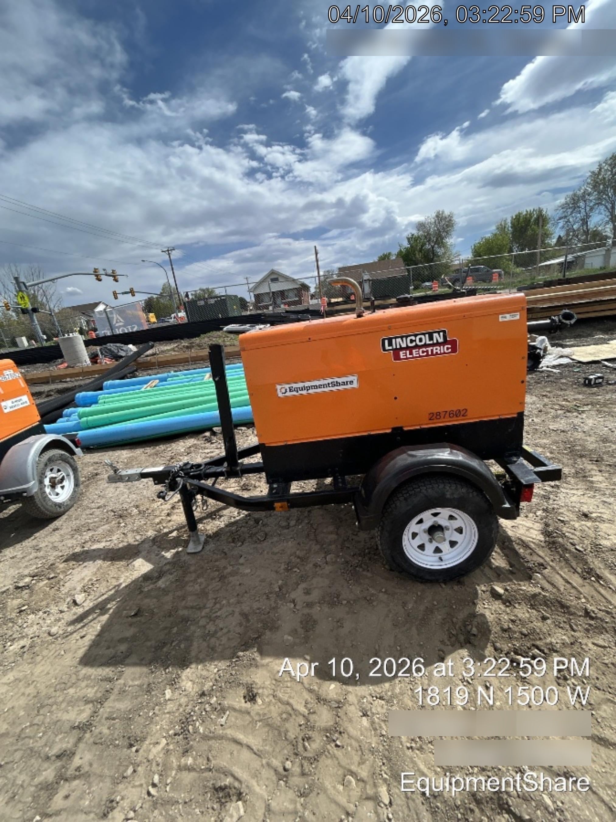 2023 Lincoln Electric LE400 Kubota V1505, Trlr, Cable Rack, Light Kit, ES Decals, T3