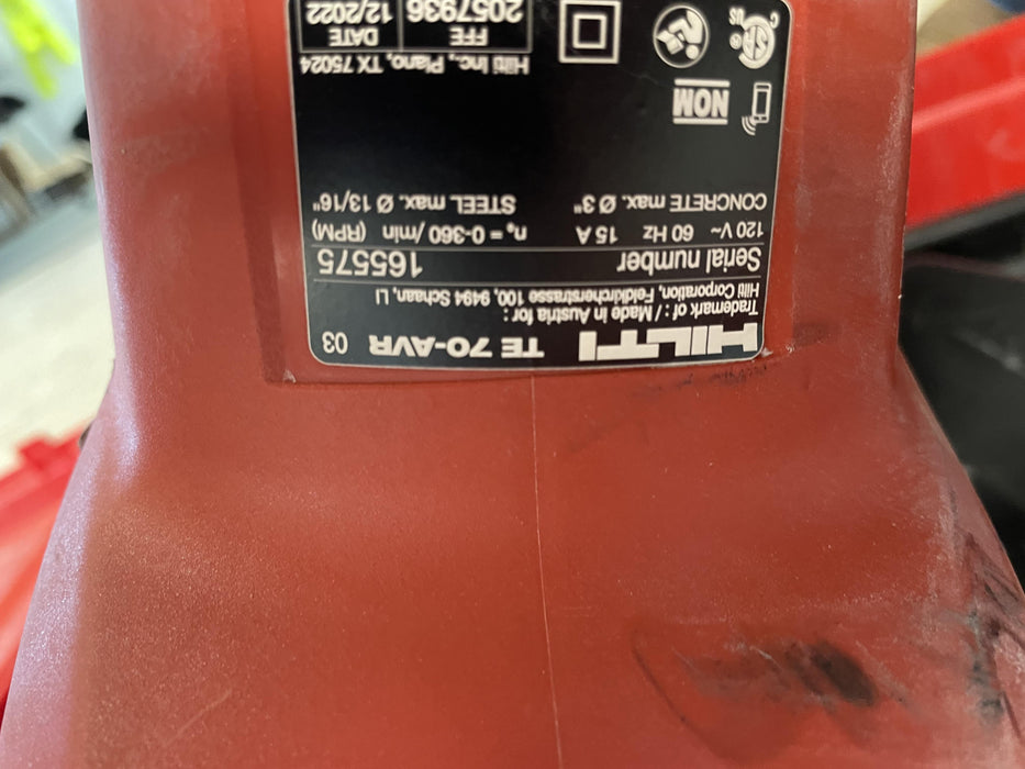 2023 HILTI TE 70-AVR