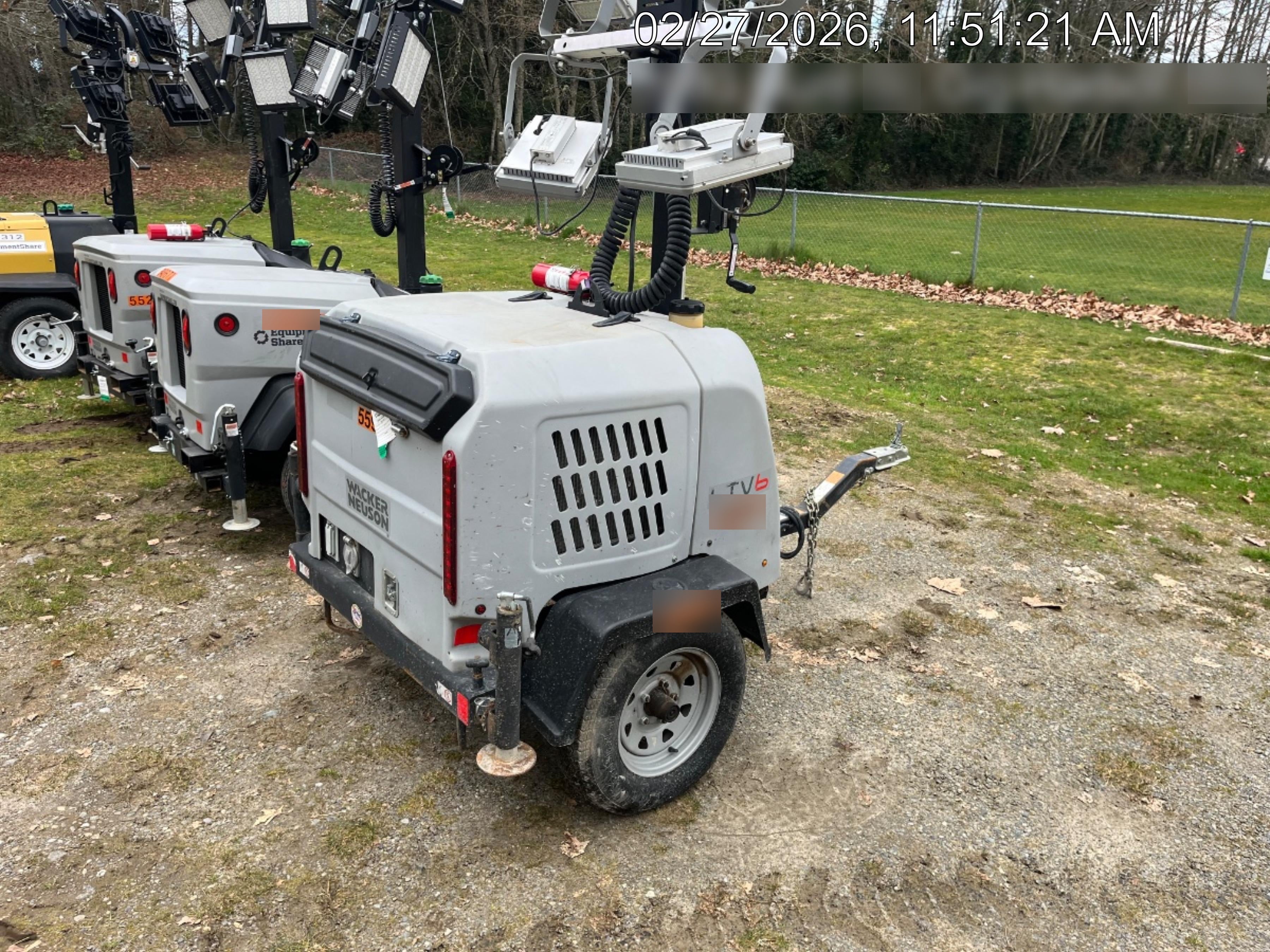 2019 Wacker Neuson LTV6K-LED Standard LED Towable Light Tower w/None
