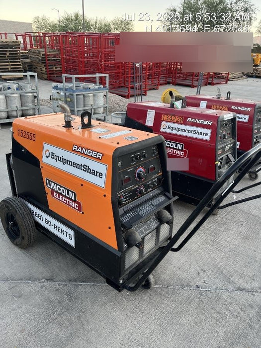 2021 Lincoln Electric Ranger 305 LPG LPG One-Pak (includes undercarriage, tank holder & tank strap) ORANGE