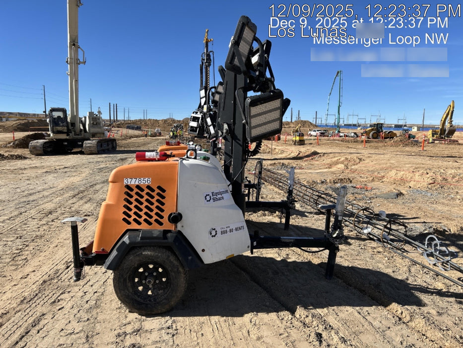 2023 Generac MLT2 Diesel, Flex Switch 120V Input, Powerzone Controller, 
(4) 320W LED Lights, 4kW Generator, 39.9 Gal Fuel Tank, 2" Ball, T3