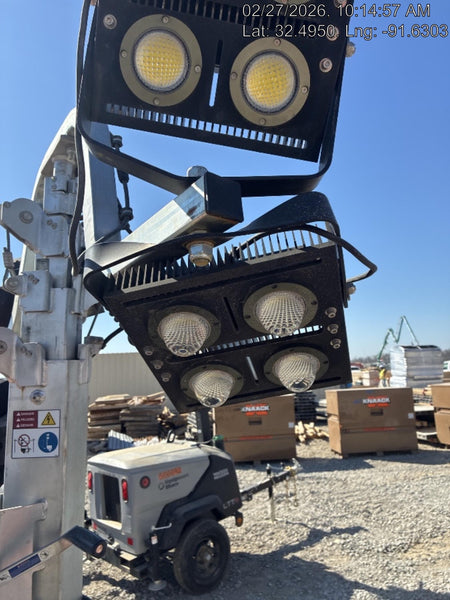 2023 Wanco WLTT-4MM4K Diesel, Deep Sea Controller, Shore Power Plug, Auto Start, (4) 350W LED Floodlights, 4kW Generator, 60 Gal Fuel Tank, 2" Ball, T3