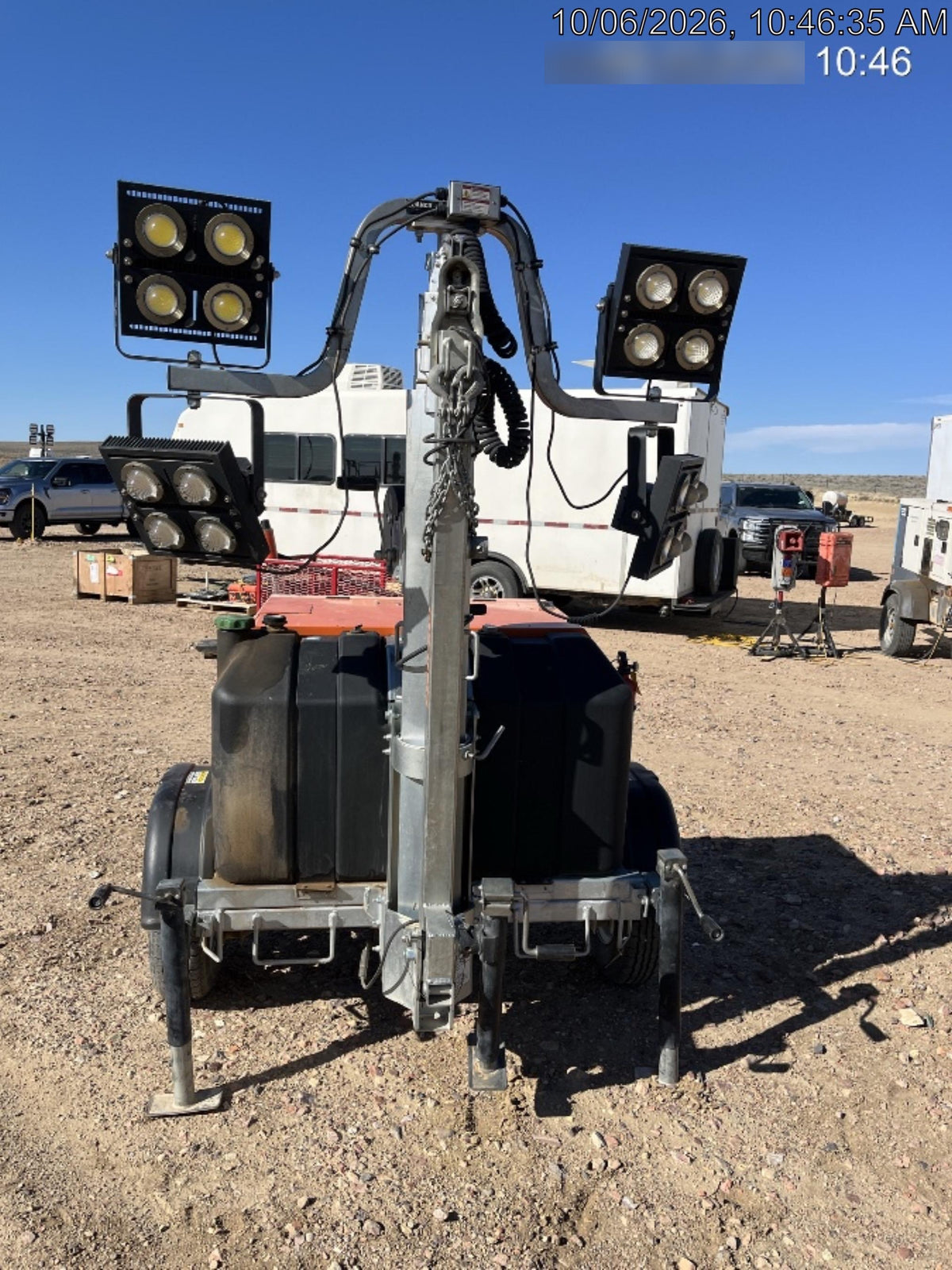 2023 Wanco WLTT-4MM4K Diesel, Deep Sea Controller, Shore Power Plug, Auto Start, (4) 350W LED Floodlights, 4kW Generator, 60 Gal Fuel Tank, 2" Ball, T3