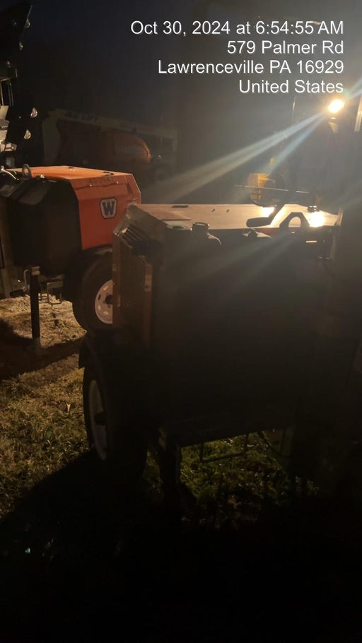 2024 Wanco WLTT-4MM4K Diesel, Deep Sea Controller, Shore Power Plug, Auto Start, (4) 350W LED Floodlights, 4kW Generator, 60 Gal Fuel Tank, 2" Ball, T3