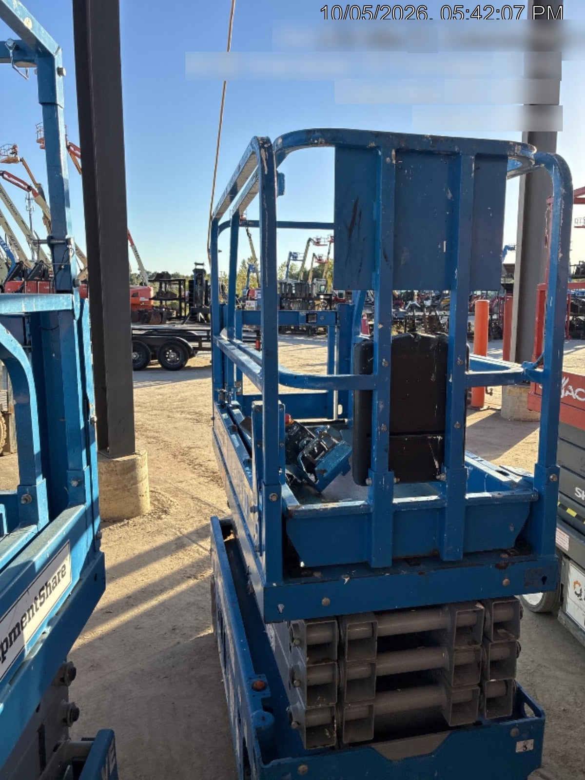 2020 Genie GS-1930 Solid Non Marking Tires, Beacon, Folding rails with half height swing gate