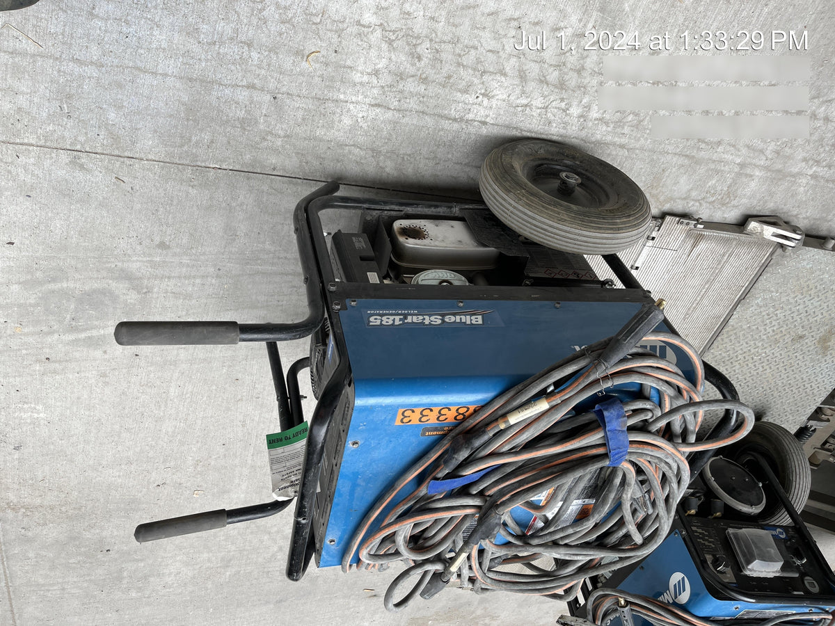 2023 Miller Electric Blue Star 185 Engine Driven Welder, Electric Start, 13 hp, Gas, 6,500 W Peak 907664