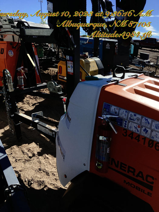 2023 Generac MLT2 Diesel, Flex Switch 120V Input, Powerzone Controller, (4) 320W LED Lights, 4kW Generator, 39.9 Gal Fuel Tank, 2" Ball, T3