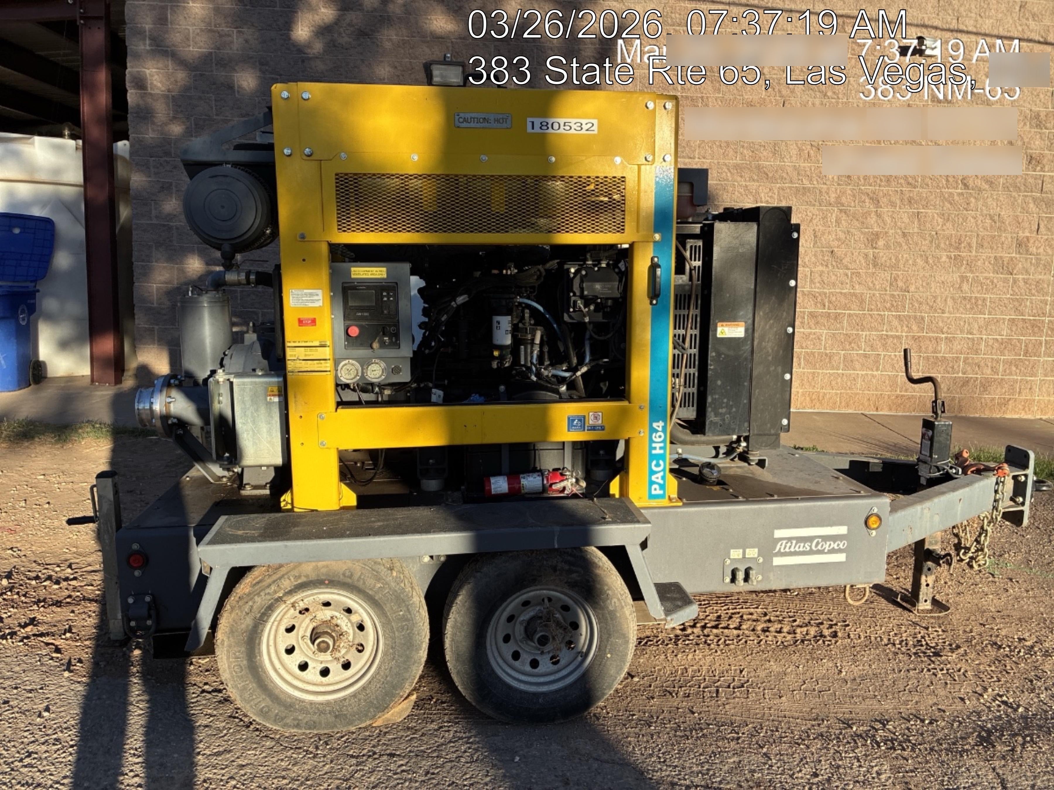 2021 ATLAS COPCO PAC H64 JD