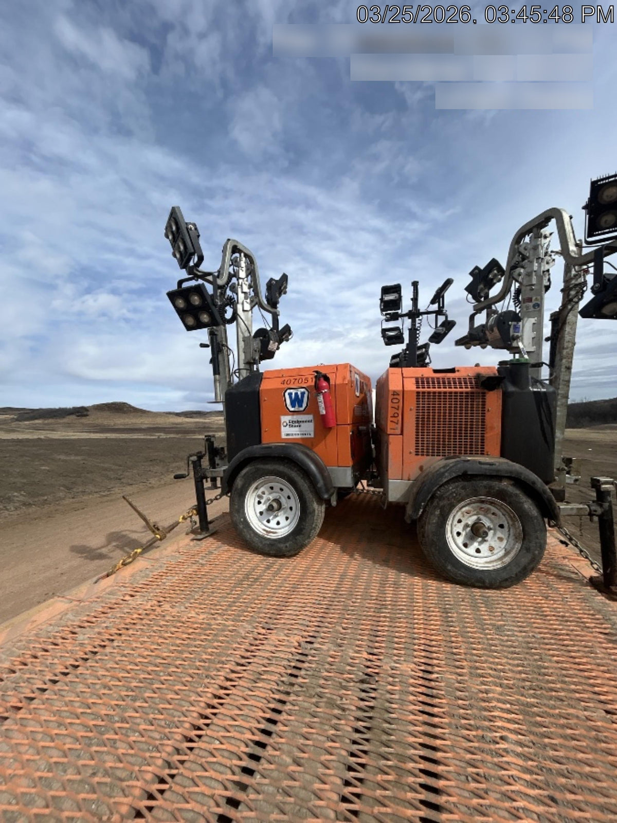 2024 Wanco WLTT-4MM4K Diesel, Deep Sea Controller, Shore Power Plug, Auto Start, (4) 350W LED Floodlights, 4kW Generator, 60 Gal Fuel Tank, 2" Ball, T3
