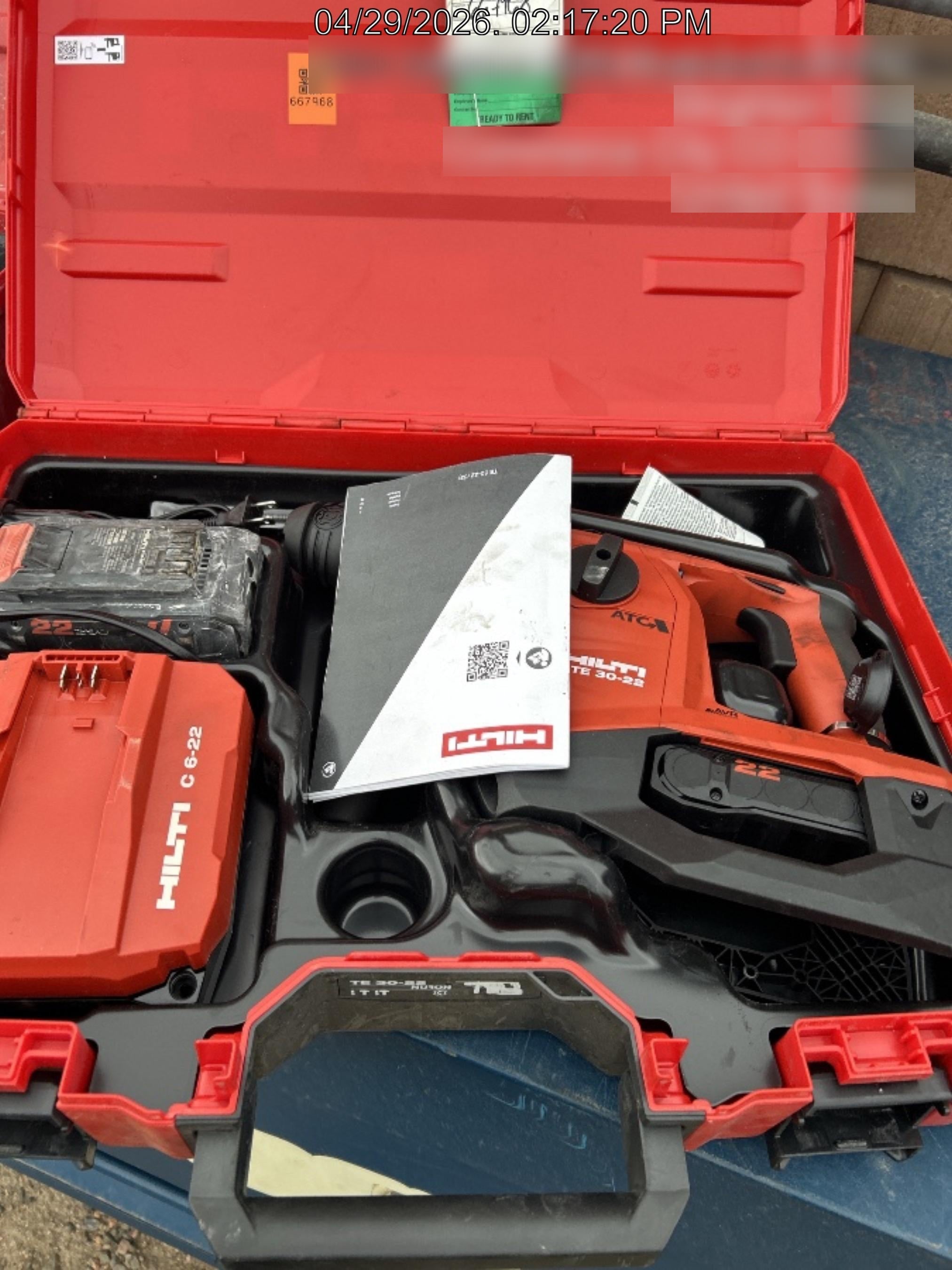 2026 HILTI TE 30-22