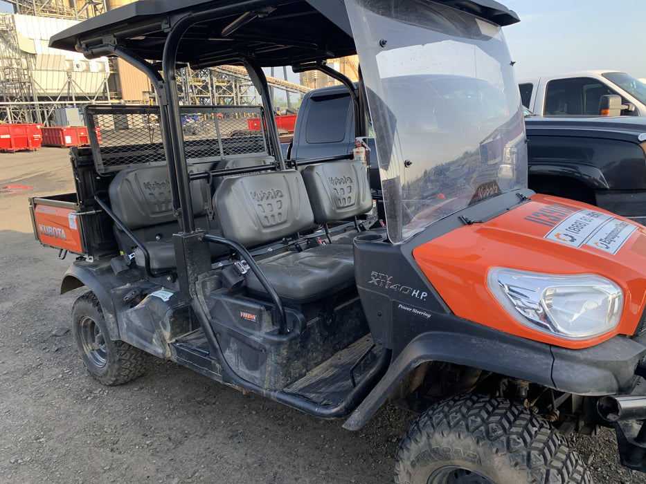 2020 Kubota RTV-X1140W-H 4wd Utility Cart, 4 Seat, Diesel, LED Strobe, Windshield Tempered Glass, Plastic Canopy, Wire Harness Kit, Backup Alarm