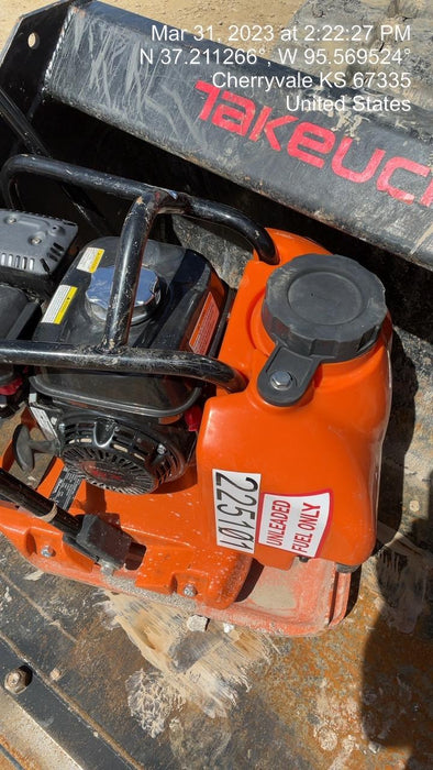 2022 Multiquip MVC88VTHW Plate Compactor, 20", w/Water Tank, Honda GX160