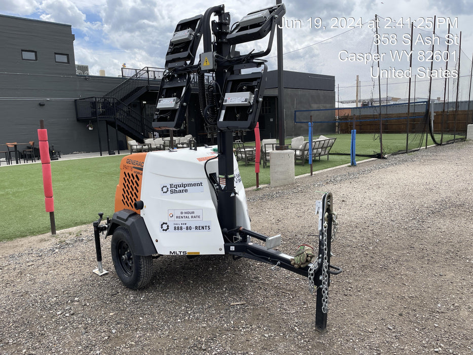 2024 Generac MLT2 Diesel, Flex Switch 120V Input, Powerzone Controller, 
(4) 320W LED Lights, 4kW Generator, 39.9 Gal Fuel Tank, 2" Ball, T3