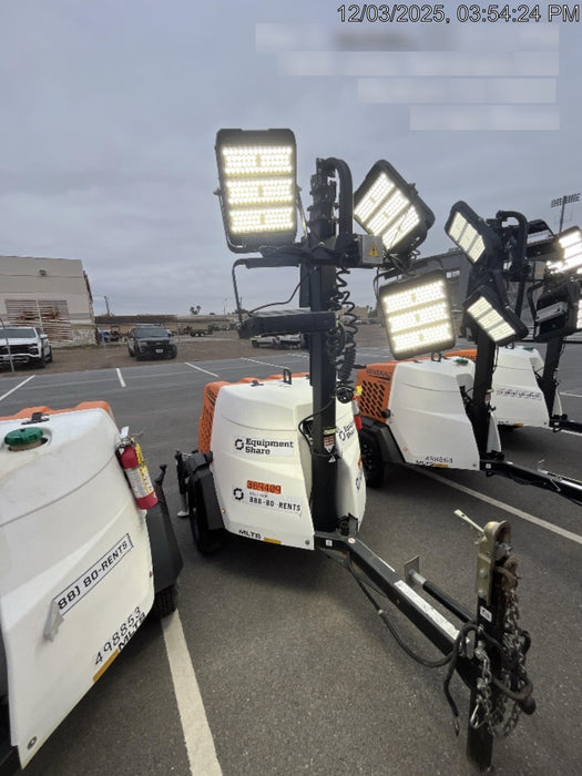 2023 Generac MLT2 Diesel, Flex Switch 120V Input, Powerzone Controller, 
(4) 320W LED Lights, 4kW Generator, 39.9 Gal Fuel Tank, 2" Ball, T3