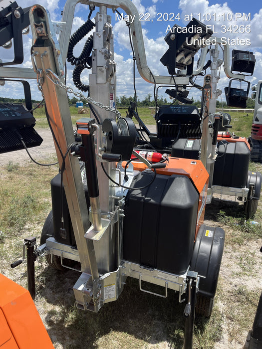 2023 Wanco WLTT-4MM4K Diesel, Deep Sea Controller, Shore Power Plug, Auto Start, (4) 350W LED Floodlights, 4kW Generator, 60 Gal Fuel Tank, 2" Ball, T3