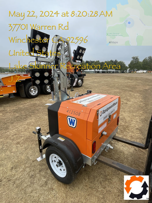 2024 Wanco WLTT-4MM4K Diesel, Deep Sea Controller, Shore Power Plug, Auto Start, (4) 350W LED Floodlights, 4kW Generator, 60 Gal Fuel Tank, 2" Ball, T3
