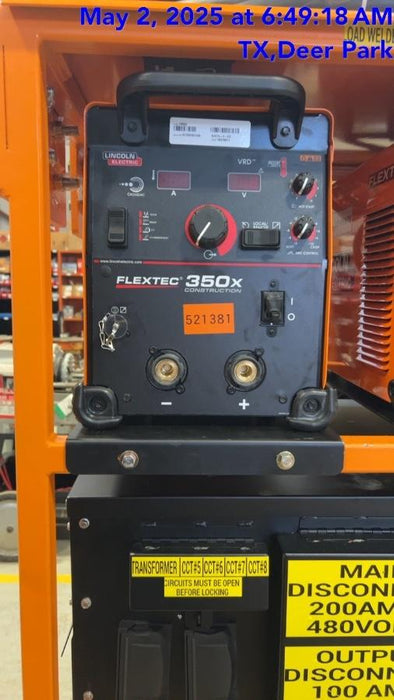 2025 LINCOLN ELECTRIC FLEXTEC 350X