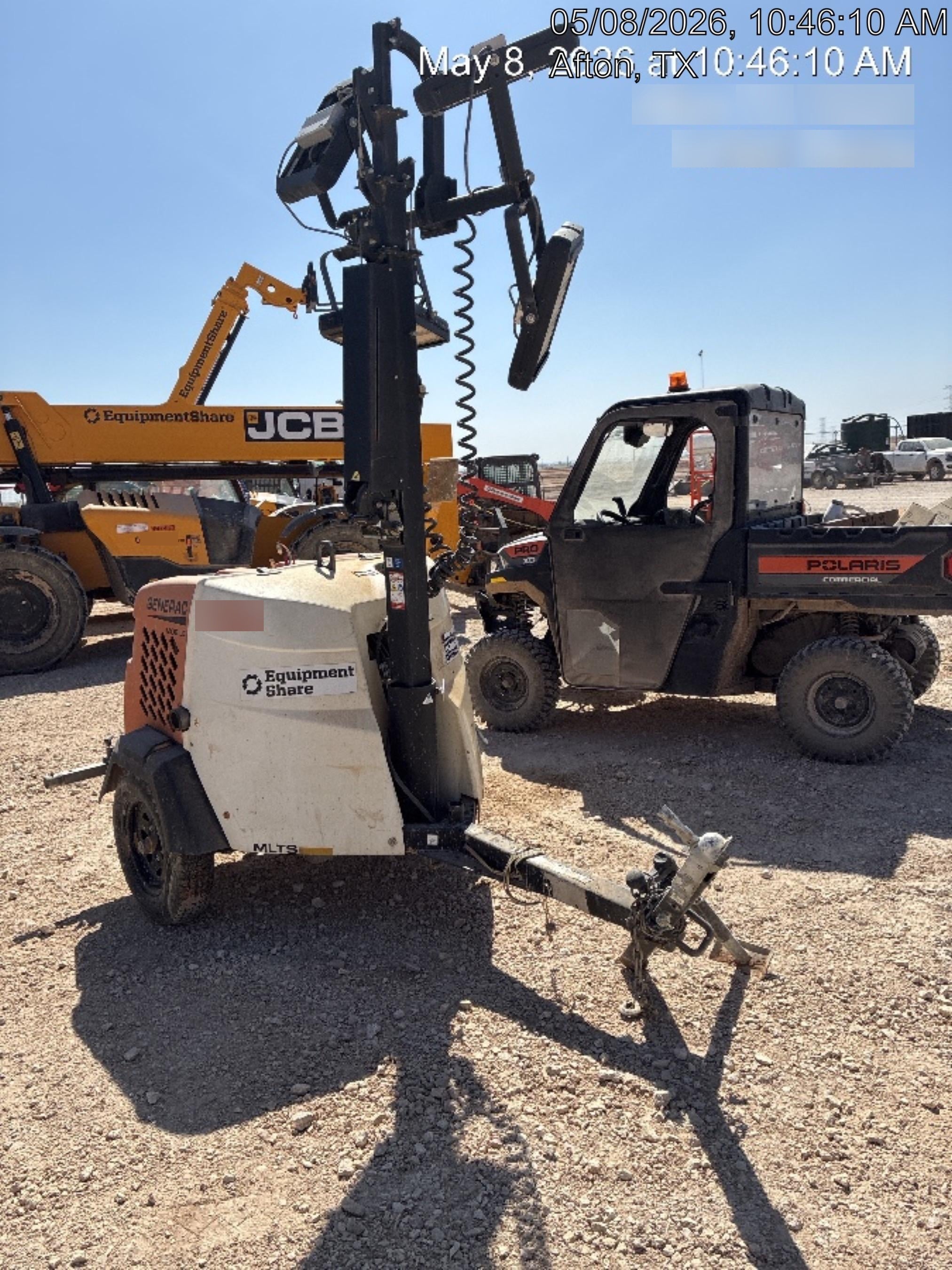 2023 Generac MLT2 Diesel, Flex Switch 120V Input, Powerzone Controller, (4) 320W LED Lights, 4kW Generator, 39.9 Gal Fuel Tank, 2" Ball, T3