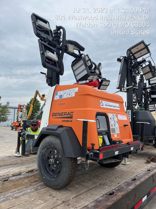 2023 Generac MLT2 Diesel, Flex Switch 120V Input, Powerzone Controller, (4) 320W LED Lights, 4kW Generator, 39.9 Gal Fuel Tank, 2" Ball, T3