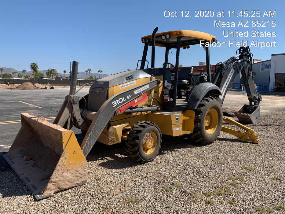 2020 John Deere 310LEP - Extendable Stick Canopy, 4WD, Extendable Stick, Pilot Controls, 2 Way Hydraulics, TAG Manual QC