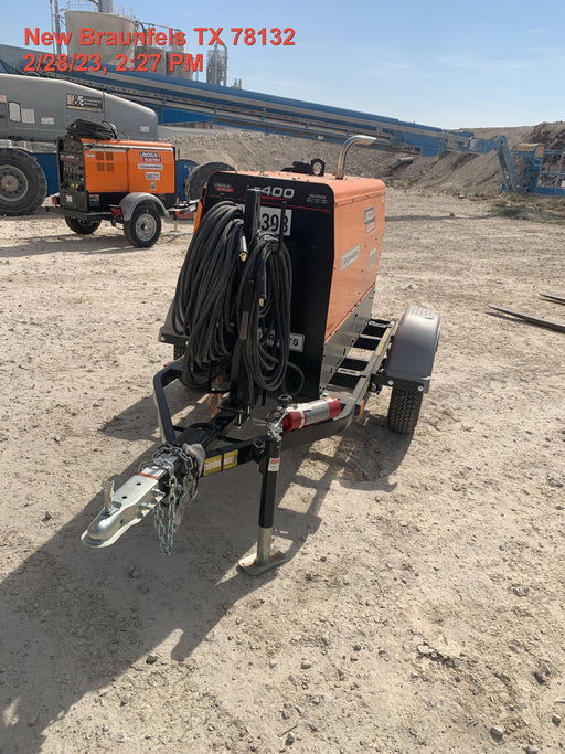 2022 Lincoln Electric LE400 Kubota V1505, Trlr, Cable Rack, Light Kit, ES Decals, T3