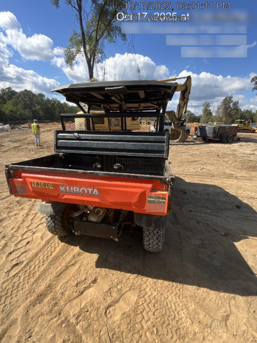 Kubota RTV-X1140W-H Canopy, 4-Seater, Diesel, Windshield Acrylic Clear, Strobe Light, Backup Alarm