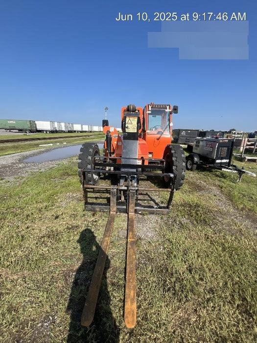 2019 Skytrak 6036 Cab/Heat/Air, Solid Tires, LED Work Lights, Beacon w/50" Carriage, 48" Pallet Forks