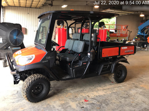 Kubota RTV-X1140W-H 4WD, LED Strobe, Windshield Acrylic Clear, Plastic Canopy, Wire Harness Kit, Backup Alarm