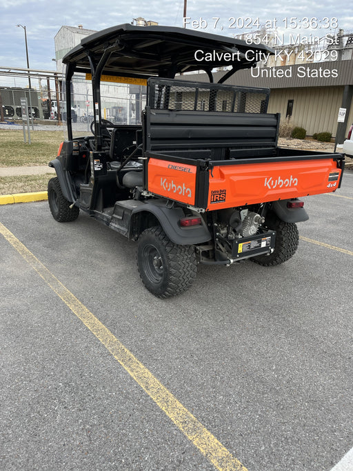 2022 Kubota RTV-X1140W-H Plastic Canopy, Windshield Acrylic Clear, LED Strobe Light, Wire Harness Kit, Back up Alarm