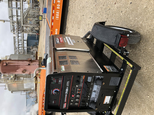 2019 Lincoln Electric Vantage 322 Welder Ready-Pak 3, Two wheel trailer, Fender and Light kit, Cable Rack