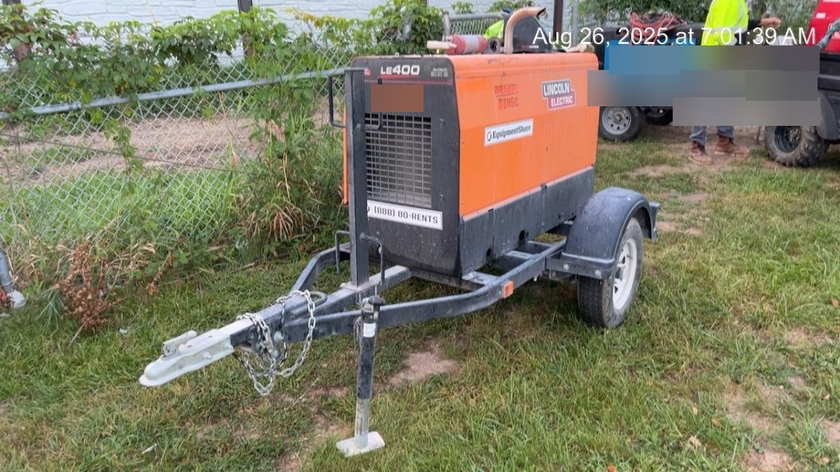 2024 Lincoln Electric LE400 Kubota V1505, Trlr, Cable Rack, Light Kit, ES Decals, T3