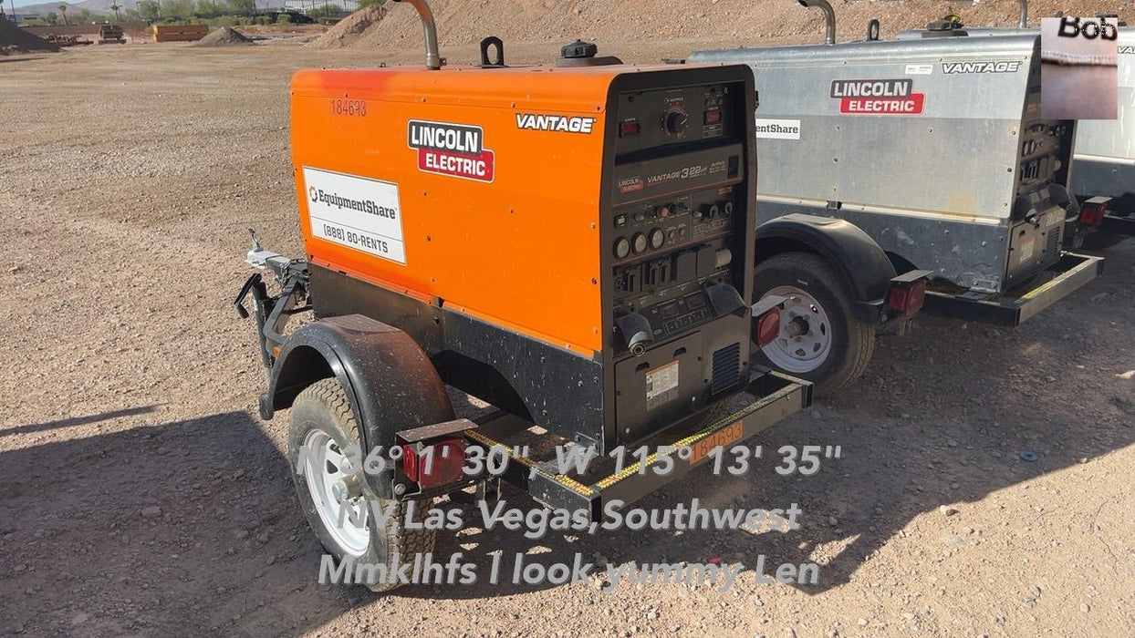 2021 Lincoln Electric Vantage 322 VANTAGE 322 READY-PAK 3