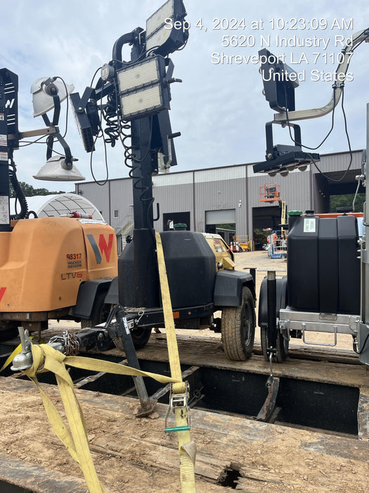 2024 Wanco WLTT-4MM4K Diesel, Deep Sea Controller, Shore Power Plug, Auto Start, (4) 350W LED Floodlights, 4kW Generator, 60 Gal Fuel Tank, 2" Ball, T3