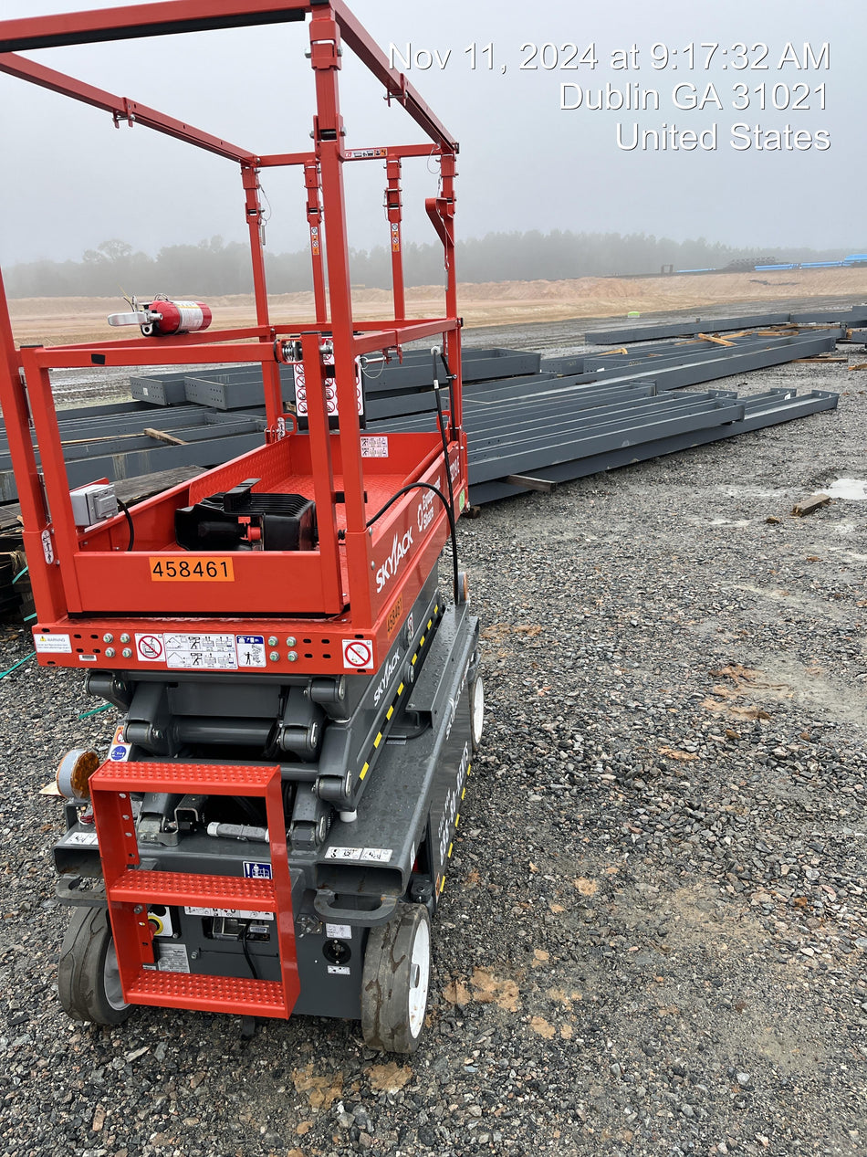 2024 Skyjack SJ3219 Electric Drive, Sld NM Tires, DBcns, RFRails, Power to Platform, T3 + Access Control