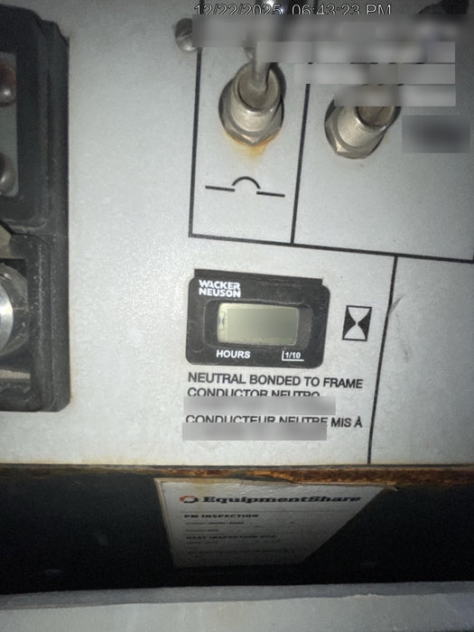 2019 Wacker Neuson LTV6L-MH Wacker Neuson LTV6L Mobile Light Tower w/Fuel Level Sensor Installed